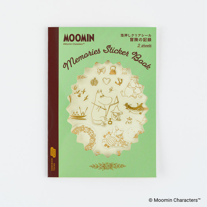 Moomin: Adventure Log Foil-Stamped Clear Stickers