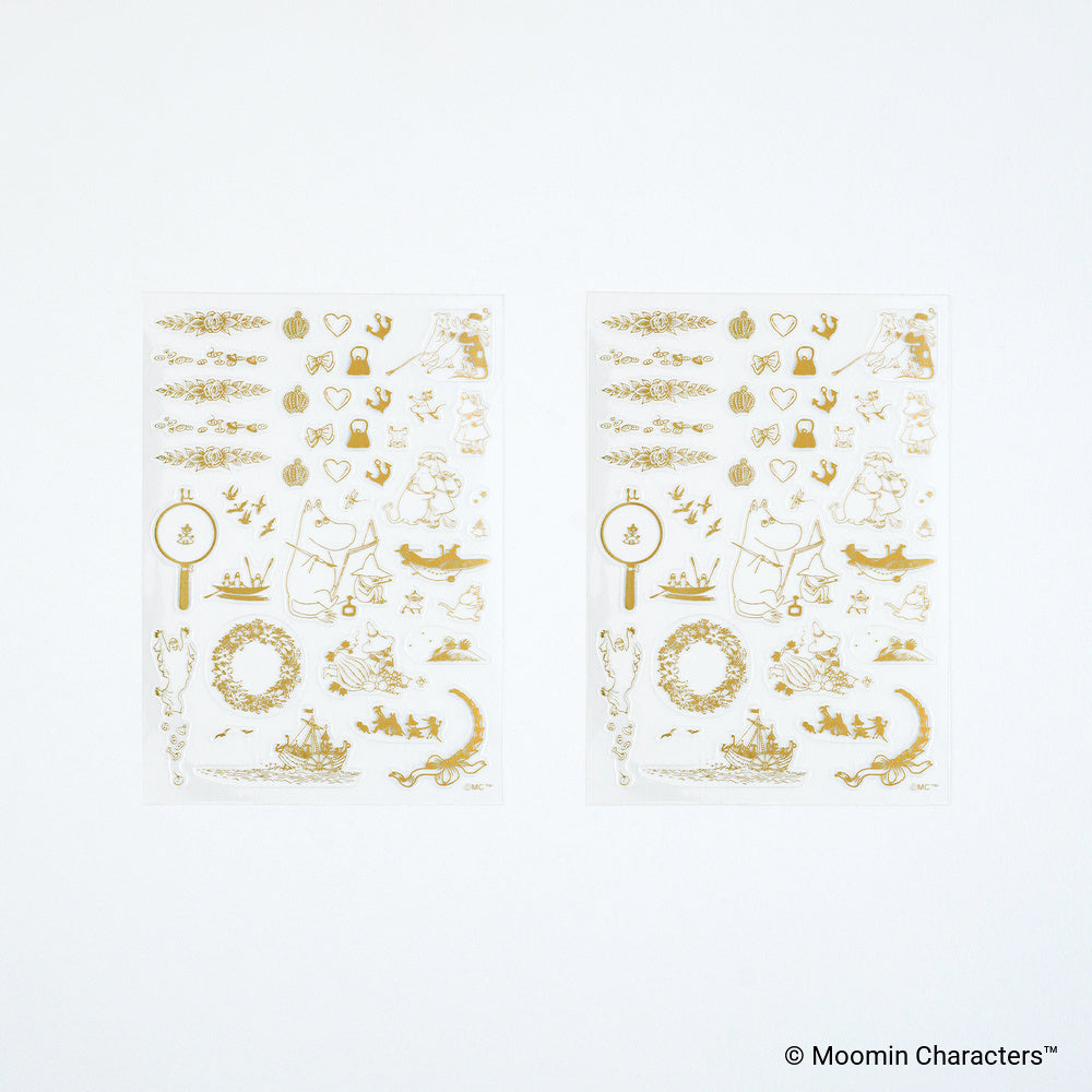 Moomin: Adventure Log Foil-Stamped Clear Stickers
