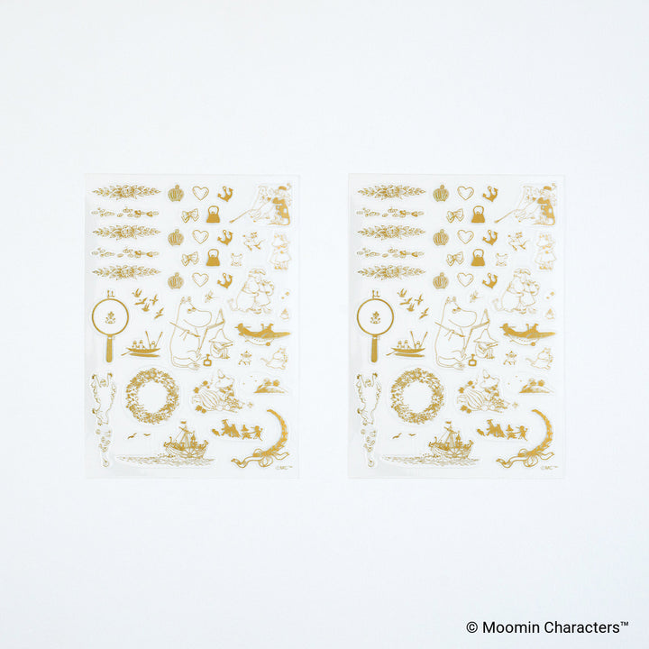 Moomin: Adventure Log Foil-Stamped Clear Stickers