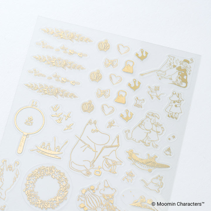 Moomin: Adventure Log Foil-Stamped Clear Stickers