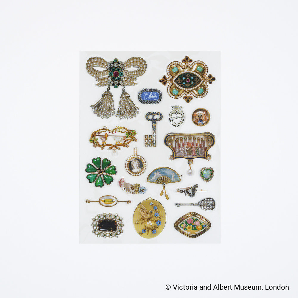 V&A Series: Almost Actual-Size Jewellery Stickers