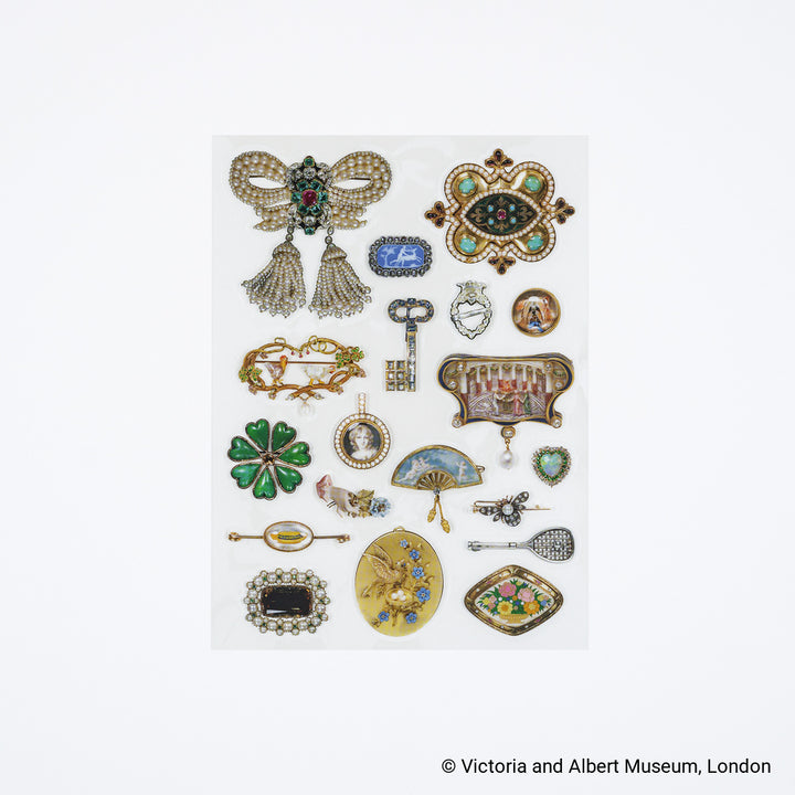 V&A Series: Almost Actual-Size Jewellery Stickers
