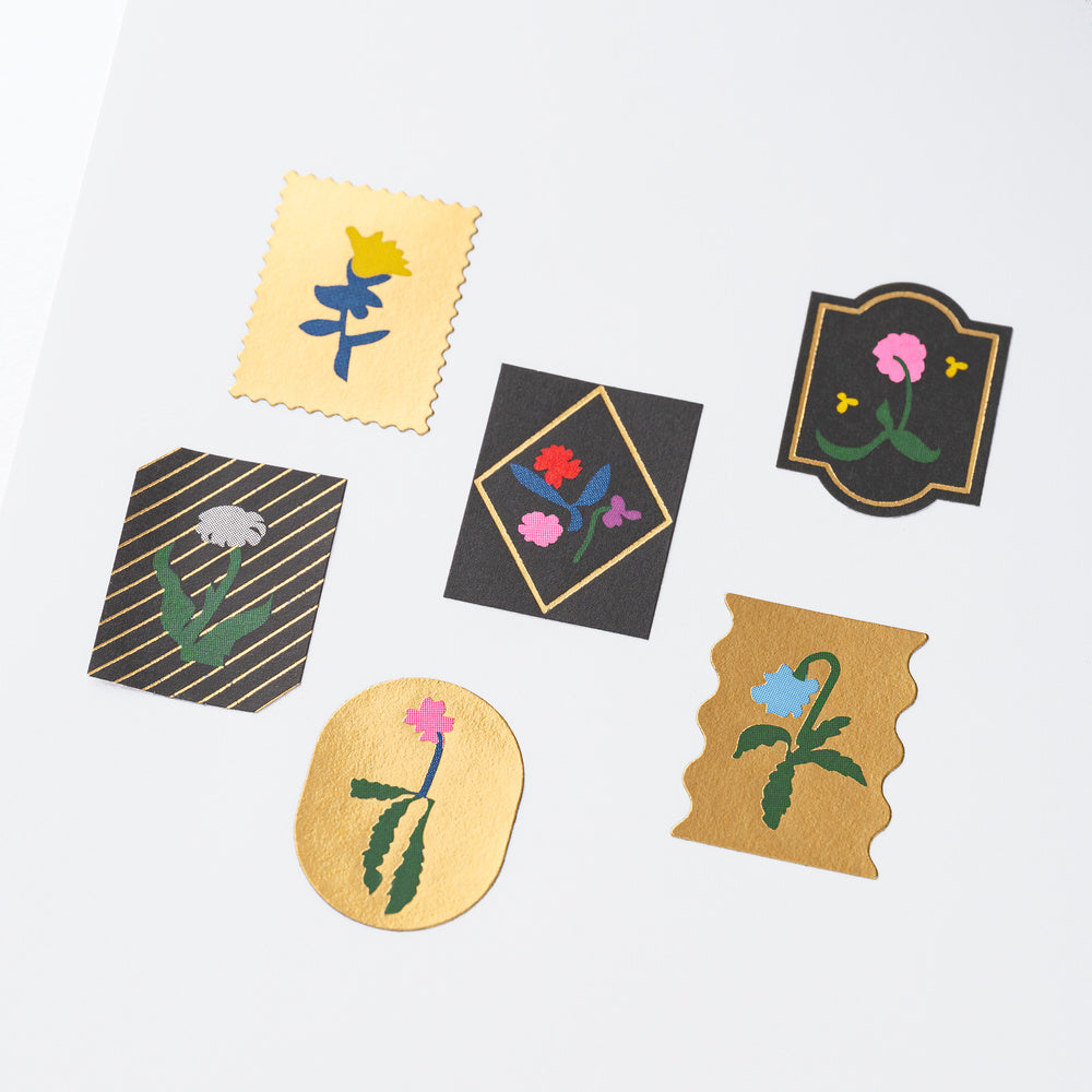 Yoshie Watanabe: Petit Bloom | Foil-Stamped Stickers