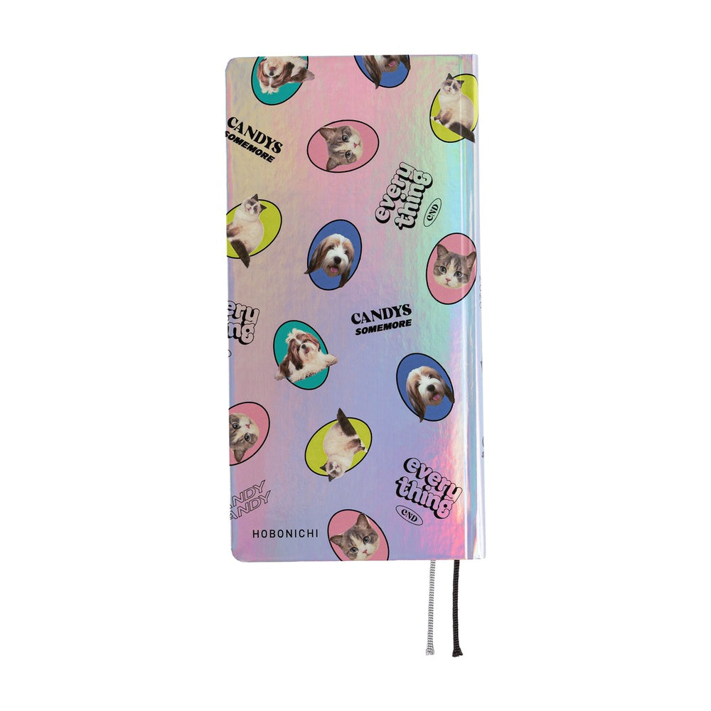Hobonichi Techo 2026 Weeks Planner | Candy Stripper: Random Dog & Cat (Aurora) | English