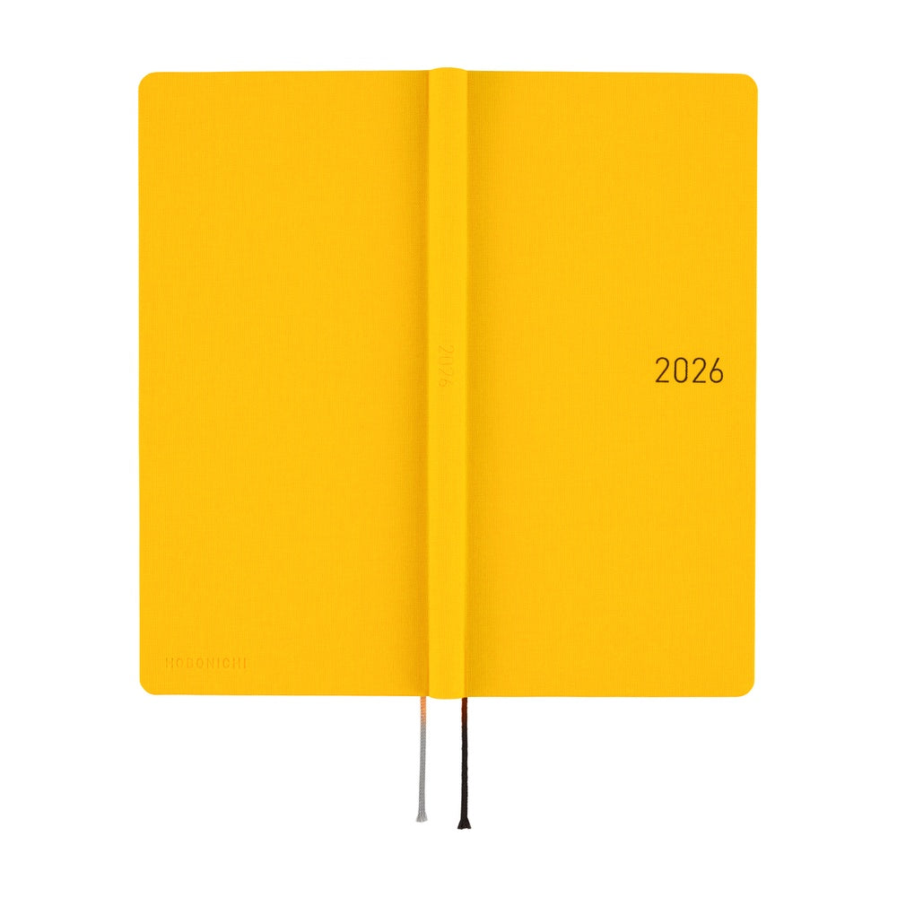 Hobonichi Techo 2026 Weeks Planner | Colors: Full Moon Yellow | English