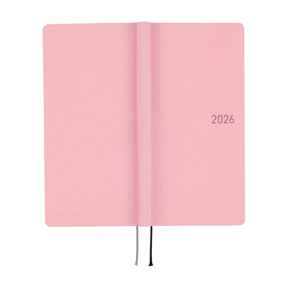 Hobonichi Techo 2026 Weeks Planner | Colors: Strawberry Milk | English