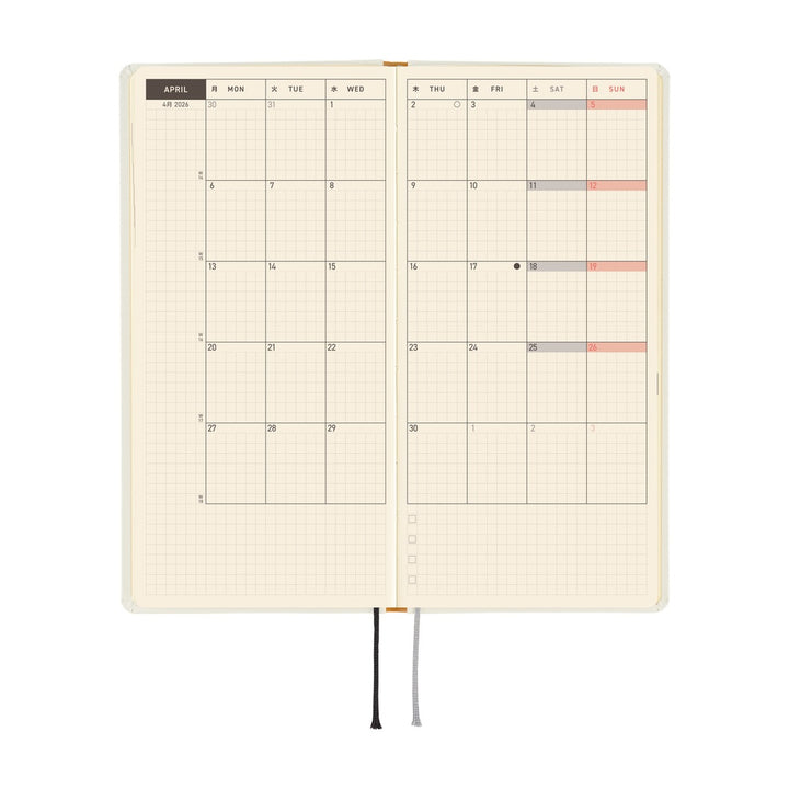 Hobonichi Techo 2026 APRIL Start Weeks Planner | Yuichi Inoue: Amenimo Makezu | Japanese