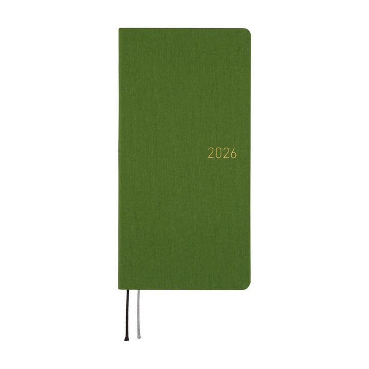 Hobonichi Techo 2026 Weeks MEGA Planner | Colors: Antique Green | English