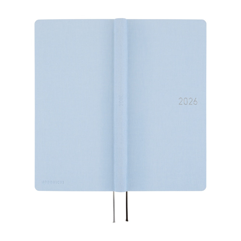 Hobonichi Techo 2026 Weeks MEGA Planner | Colors: Sky Mist | English