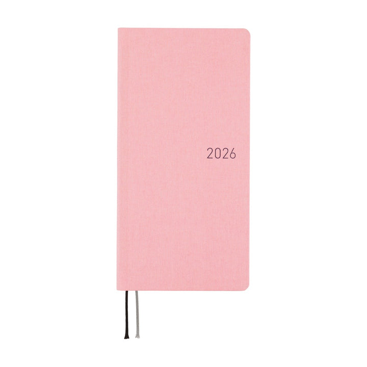 Hobonichi Techo 2026 Weeks MEGA Planner | Colors: Strawberry Milk | English