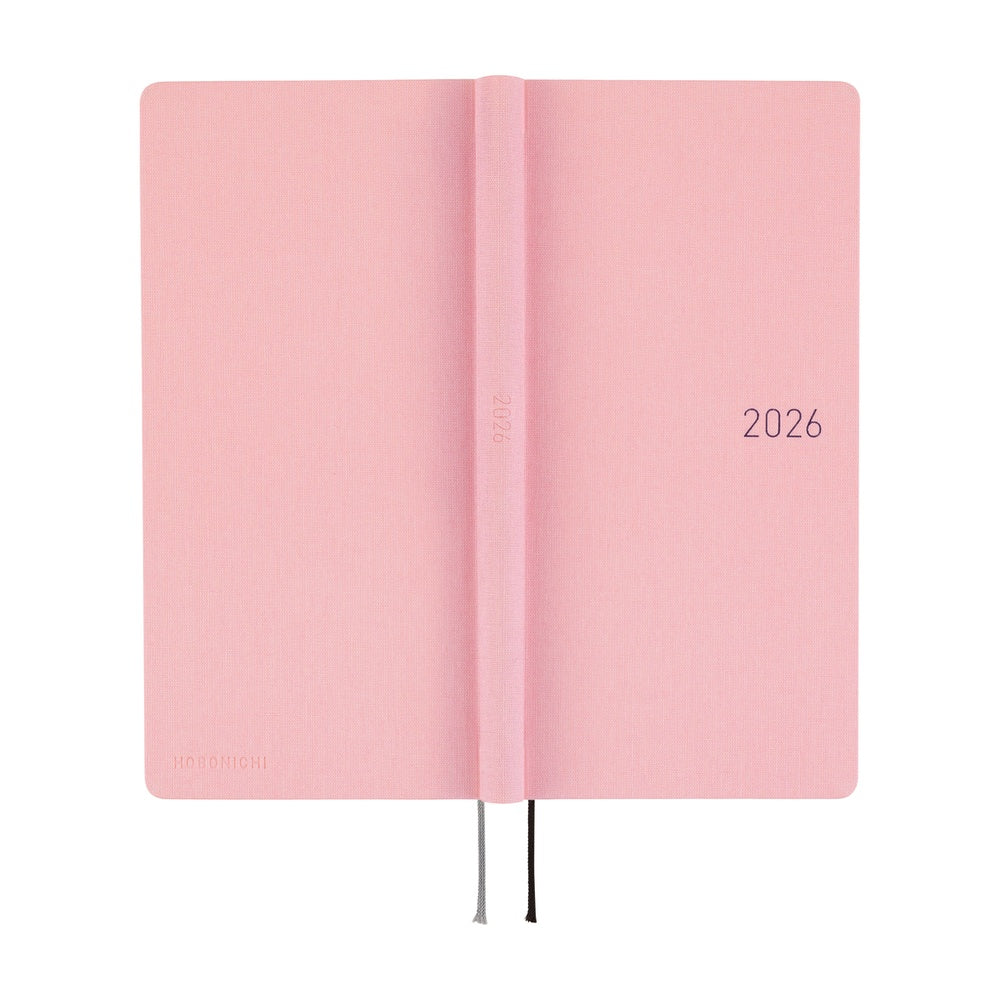 Hobonichi Techo 2026 Weeks MEGA Planner | Colors: Strawberry Milk | English