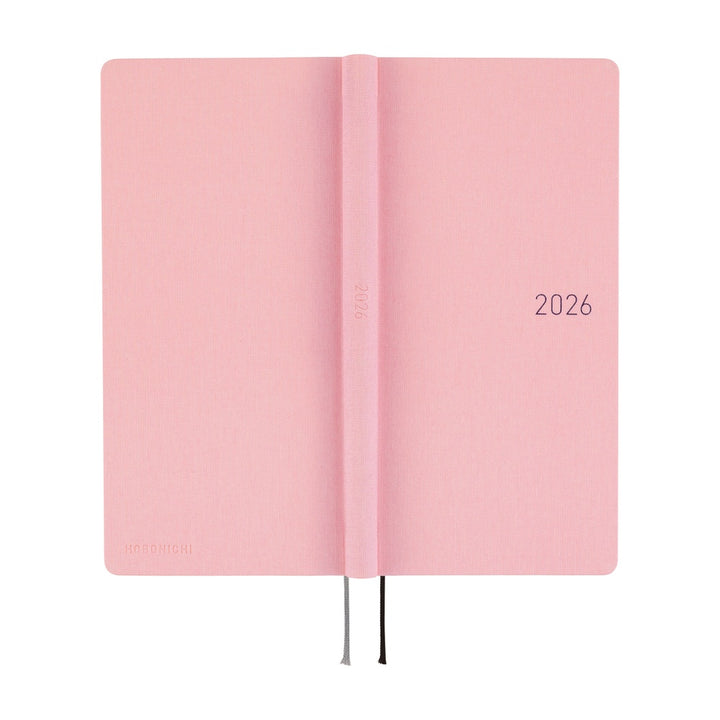 Hobonichi Techo 2026 Weeks MEGA Planner | Colors: Strawberry Milk | English