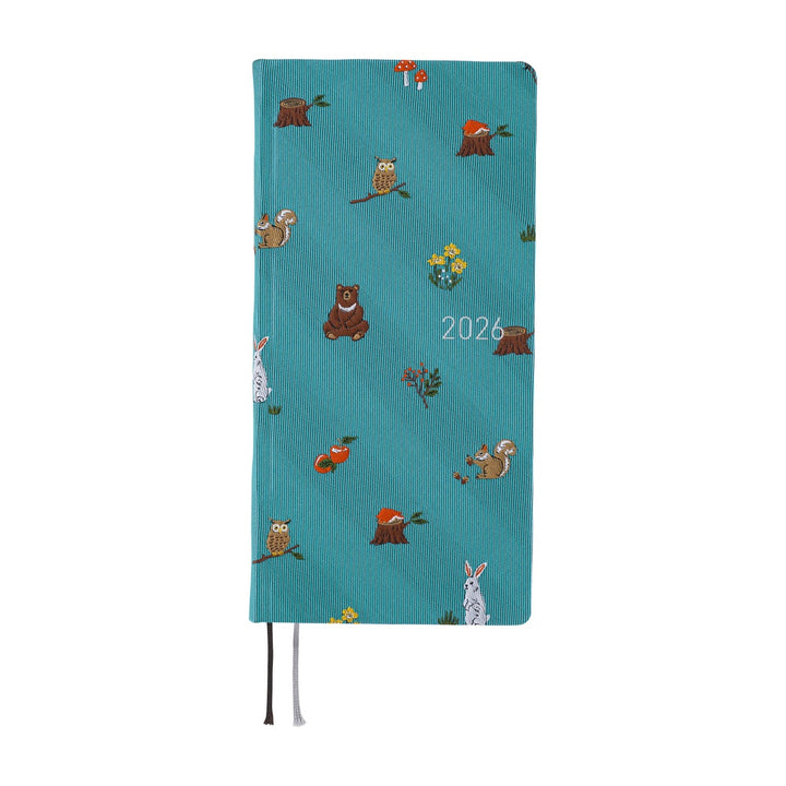 Hobonichi Techo 2026 Weeks MEGA Planner | Bow & Tie: In the Forest | English