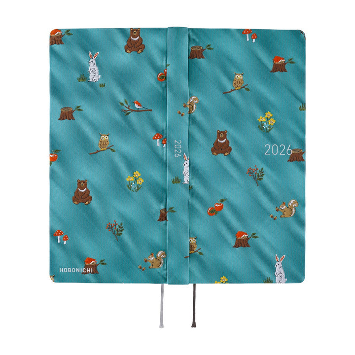 Hobonichi Techo 2026 Weeks MEGA Planner | Bow & Tie: In the Forest | English