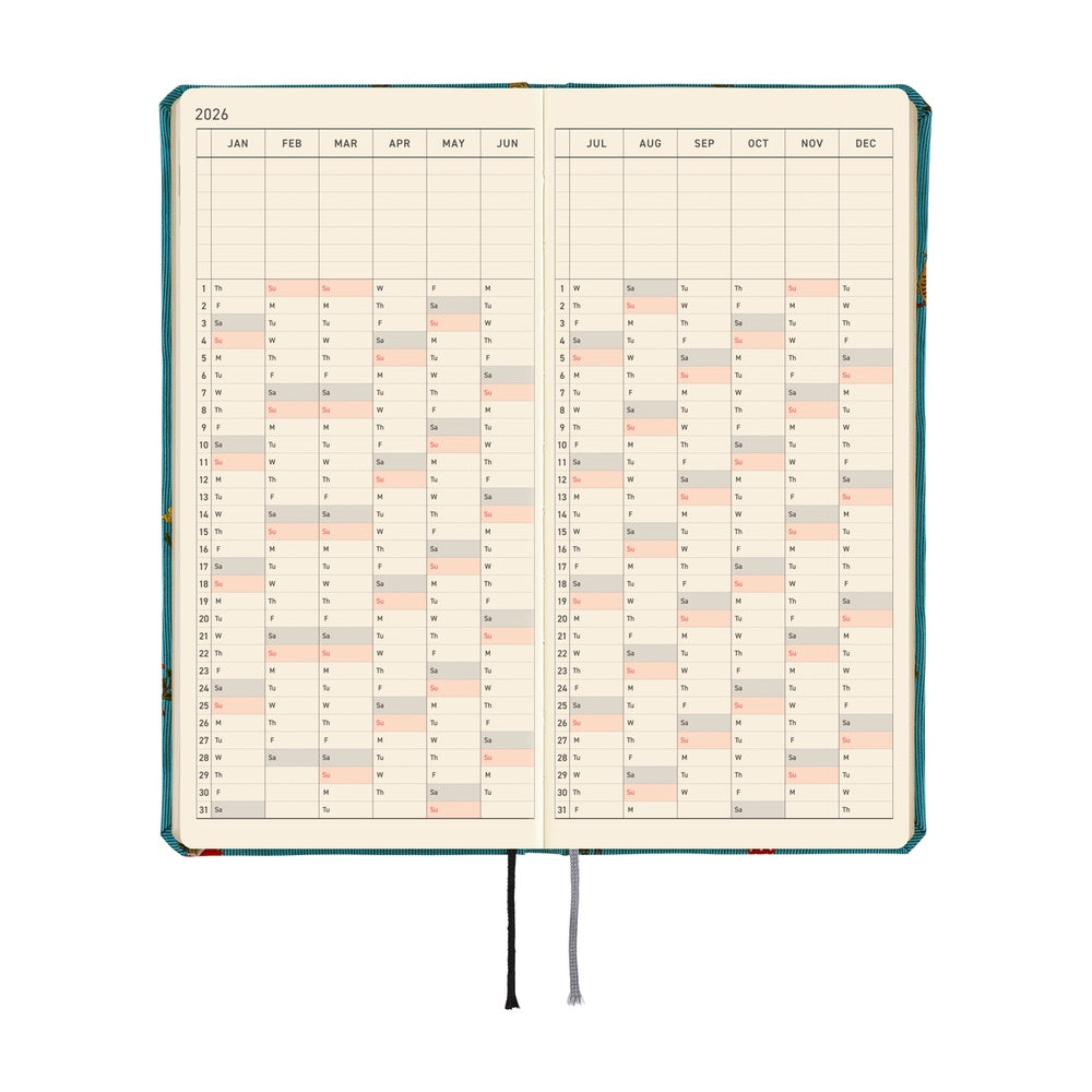 Hobonichi Techo 2026 Weeks MEGA Planner | Bow & Tie: In the Forest | English