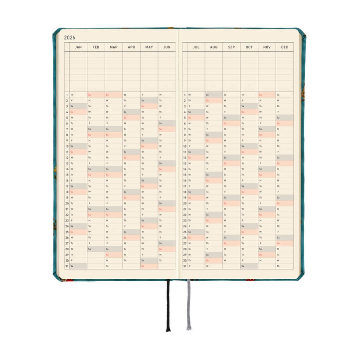 Hobonichi Techo 2026 Weeks MEGA Planner | Bow & Tie: In the Forest | English