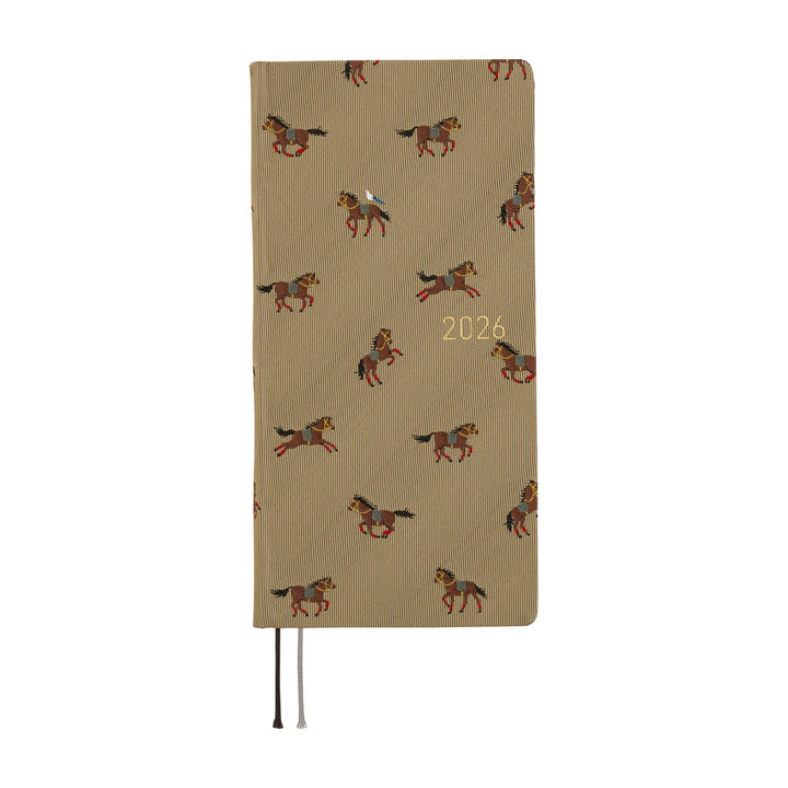 Hobonichi Techo 2026 Weeks MEGA Planner | Bow & Tie: Galloping Horses | English