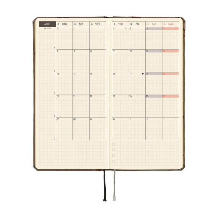 Hobonichi Techo 2026 Weeks MEGA Planner | Bow & Tie: Galloping Horses | English