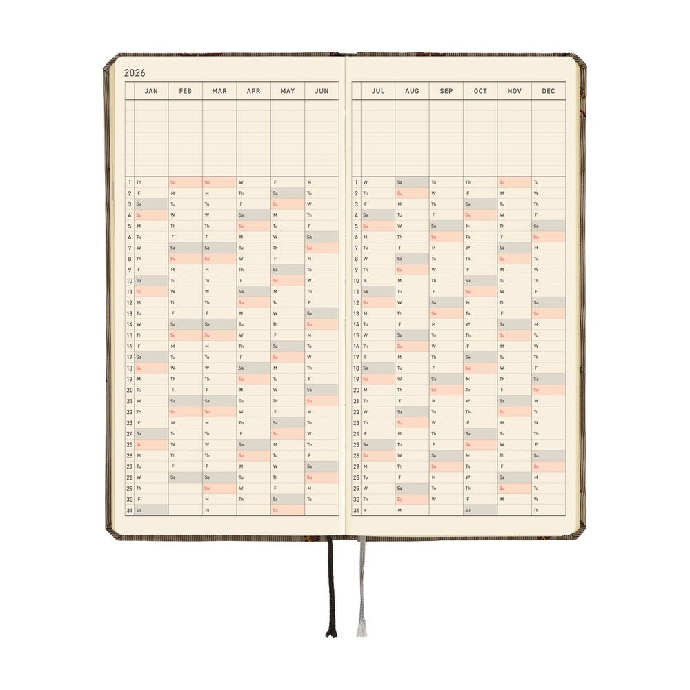 Hobonichi Techo 2026 Weeks MEGA Planner | Bow & Tie: Galloping Horses | English