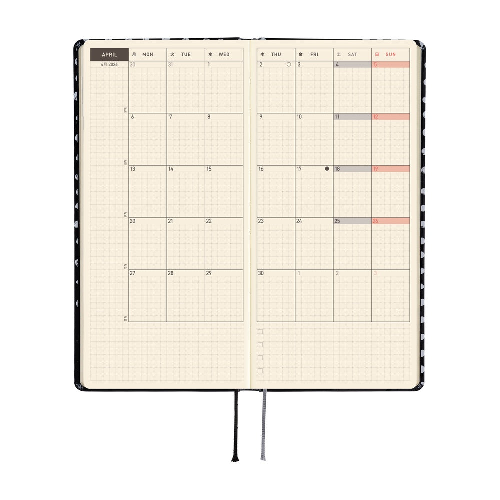 Hobonichi Techo 2026 Weeks Planner | Makoto Matsubayashi: Dot | English