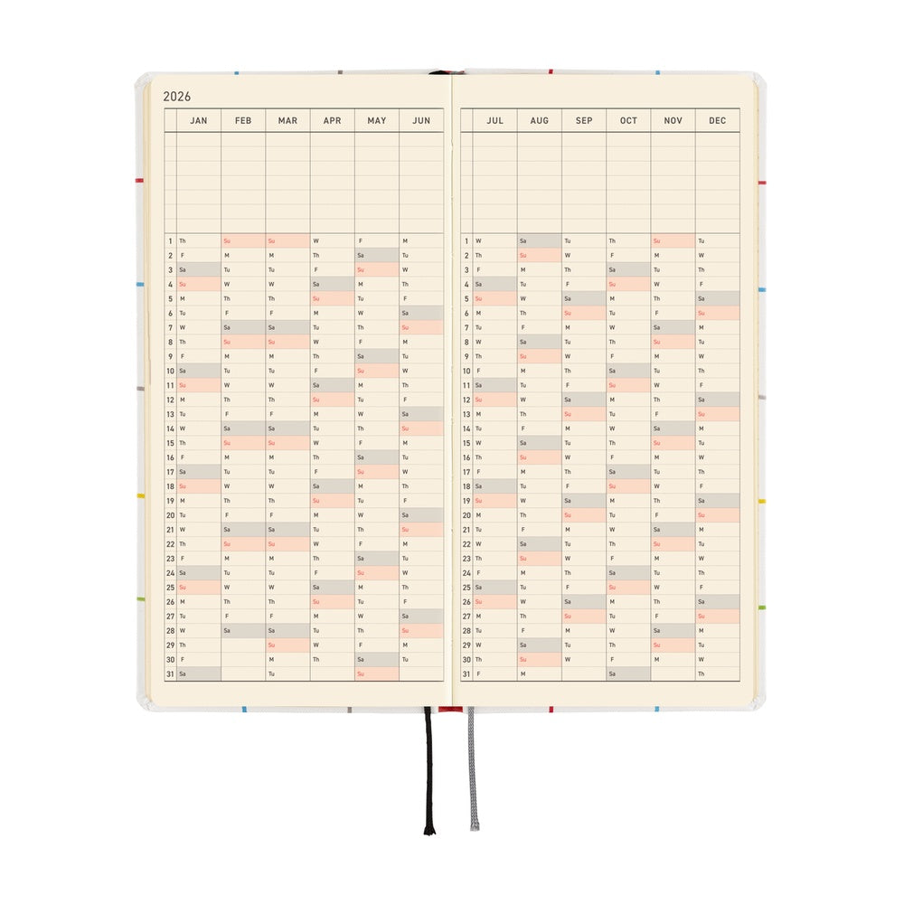 Hobonichi Techo 2026 Weeks Planner | 100%ORANGE: Squirrel’s Moving Day | English