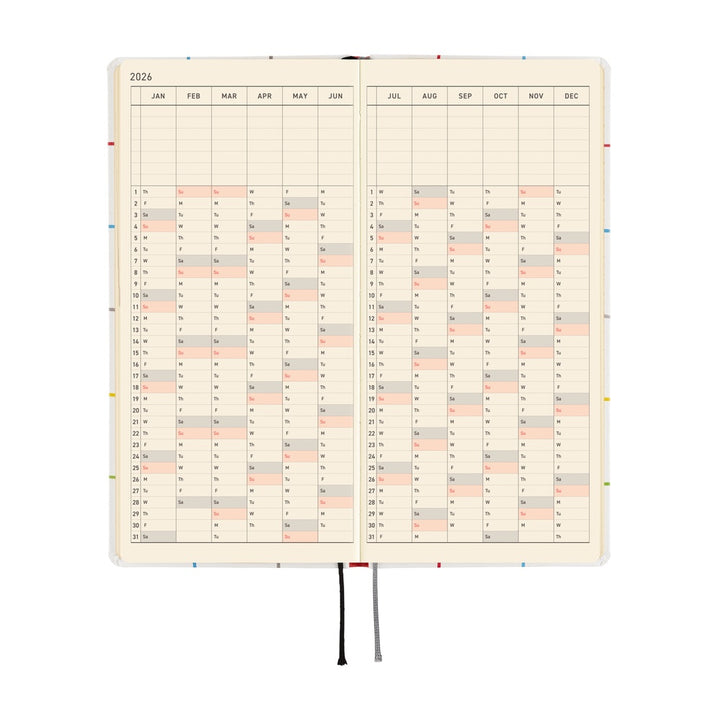 Hobonichi Techo 2026 Weeks Planner | 100%ORANGE: Squirrel’s Moving Day | English