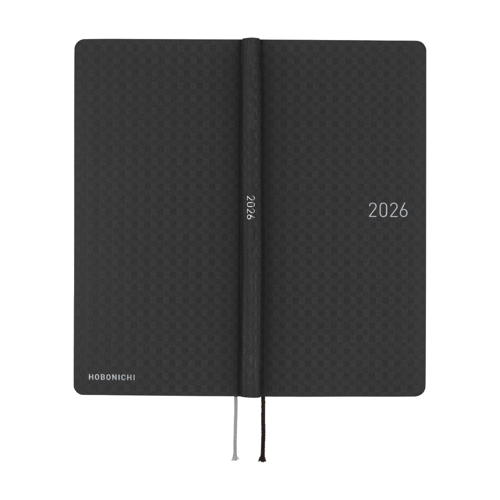 Hobonichi Techo 2026 Weeks Planner | Paper Series: Black Gingham | English