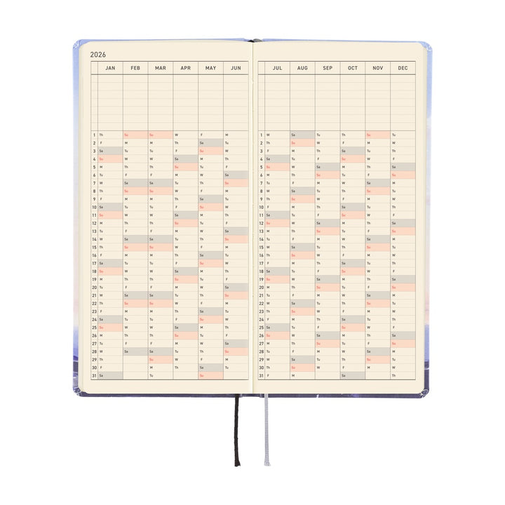 Hobonichi Techo 2026 APRIL Start Weeks Planner | Kyohei Sakaguchi: En Route to Kumamoto Port at Dawn | Japanese