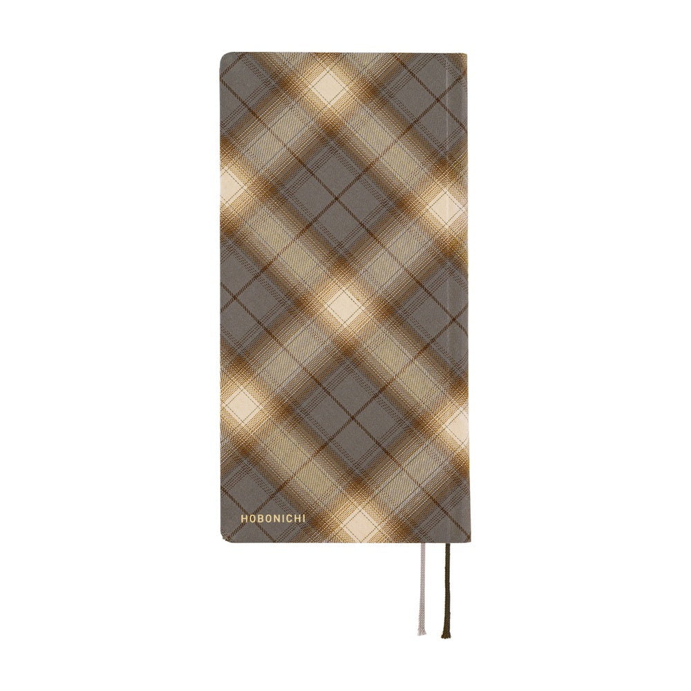 Hobonichi Techo 2026 Weeks Planner | Shirt Fabric: Foggy Plaid | English
