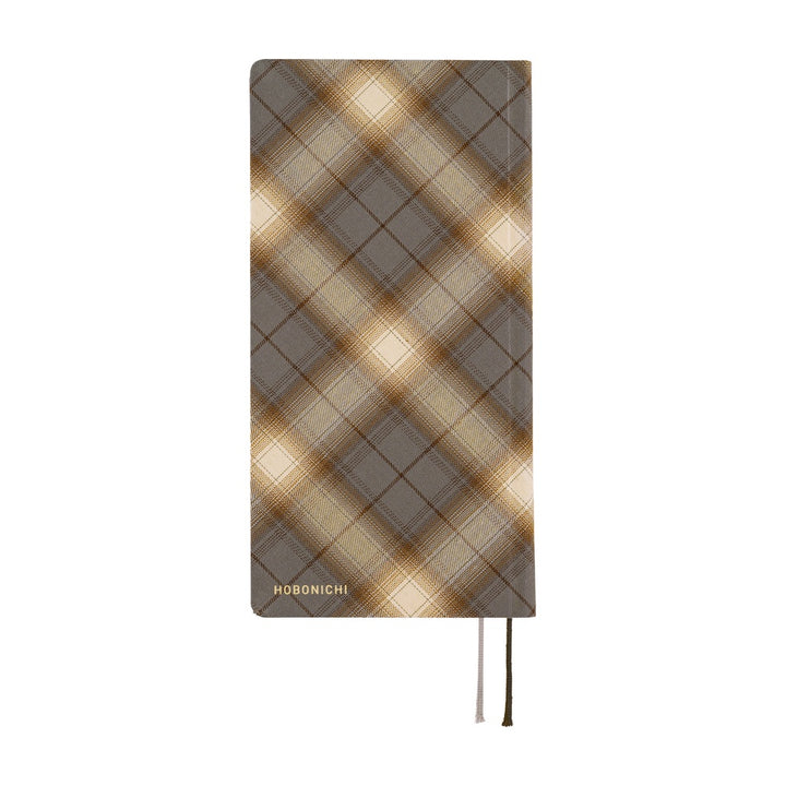 Hobonichi Techo 2026 Weeks Planner | Shirt Fabric: Foggy Plaid | English