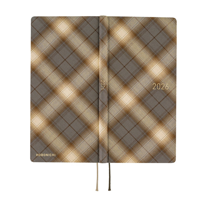 Hobonichi Techo 2026 APRIL Start Weeks Planner | Shirt Fabric: Foggy Plaid | Japanese