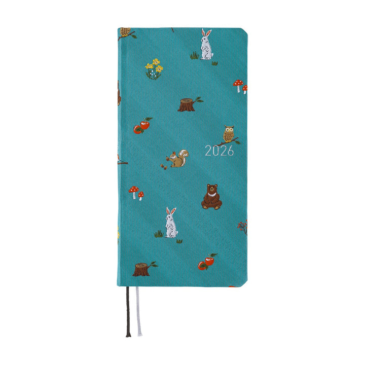 Hobonichi Techo 2026 Weeks Planner | Bow & Tie: In the Forest | English