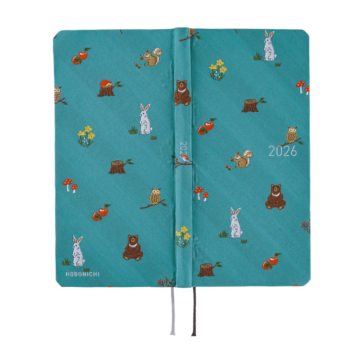 Hobonichi Techo 2026 APRIL Starts Week Planner | Bow & Tie: In the Forest | Japanese