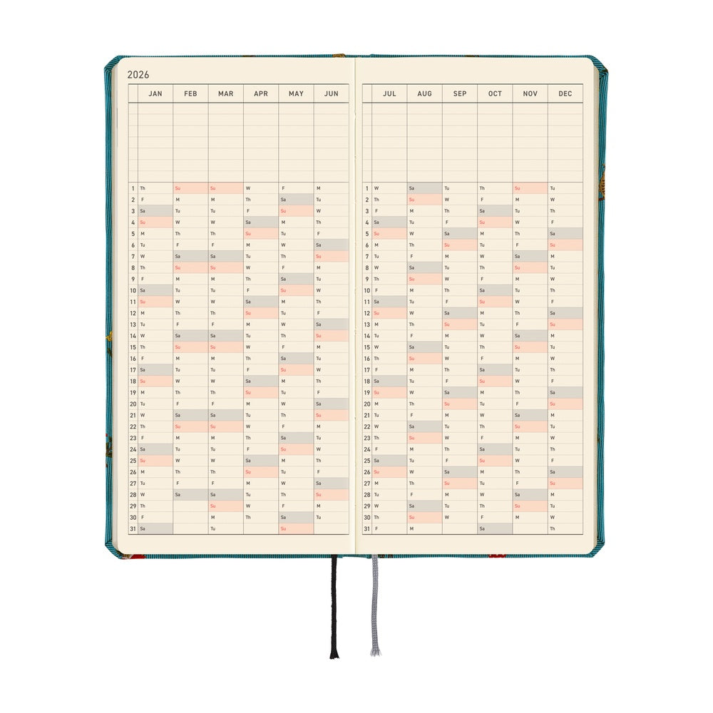 Hobonichi Techo 2026 APRIL Starts Week Planner | Bow & Tie: In the Forest | Japanese
