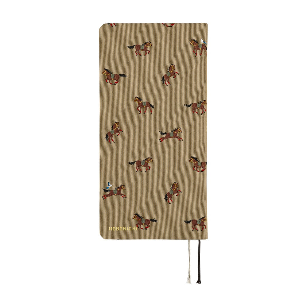 Hobonichi Techo 2026 Weeks Planner | Bow & Tie: Galloping Horses | English