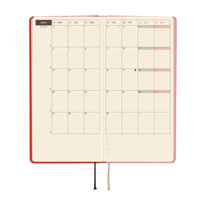 Hobonichi Techo 2026 APRIL Start Weeks Planner | Tolight: A Bright Year | Japanese