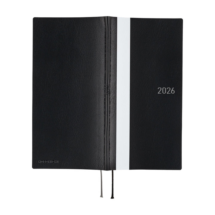 Hobonichi Techo 2026 APRIL Start Weeks Planner | White Line: Black | Japanese