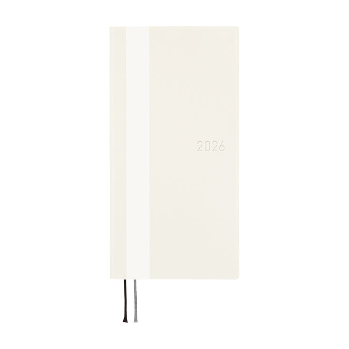 Hobonichi Techo 2026 Weeks Planner | White Line: Ivory | English