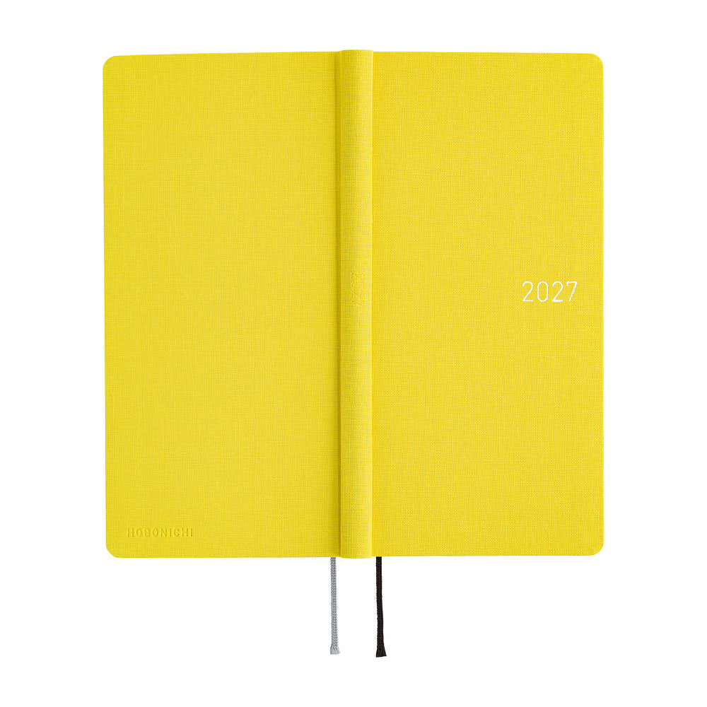 Hobonichi Techo 2027 Weeks Planner | Colors: Canaria Yellow | English