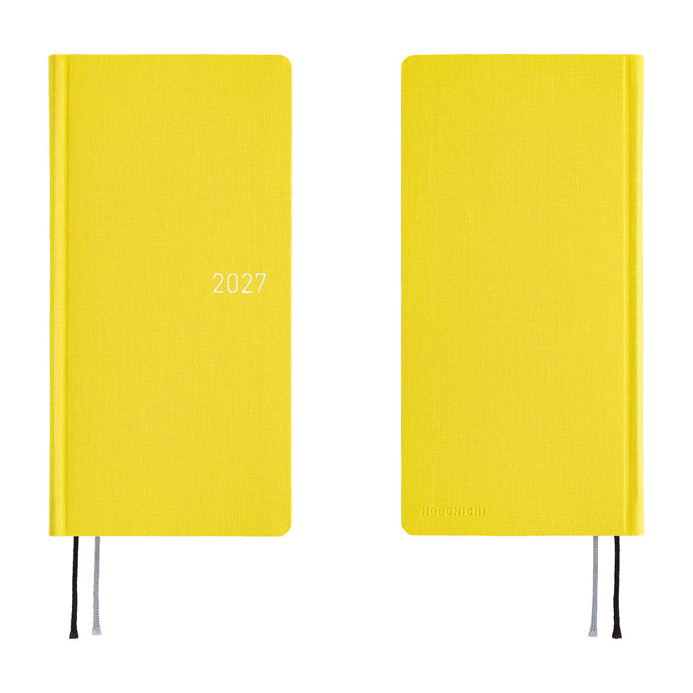 Hobonichi Techo 2027 Weeks Planner | Colors: Canaria Yellow | English