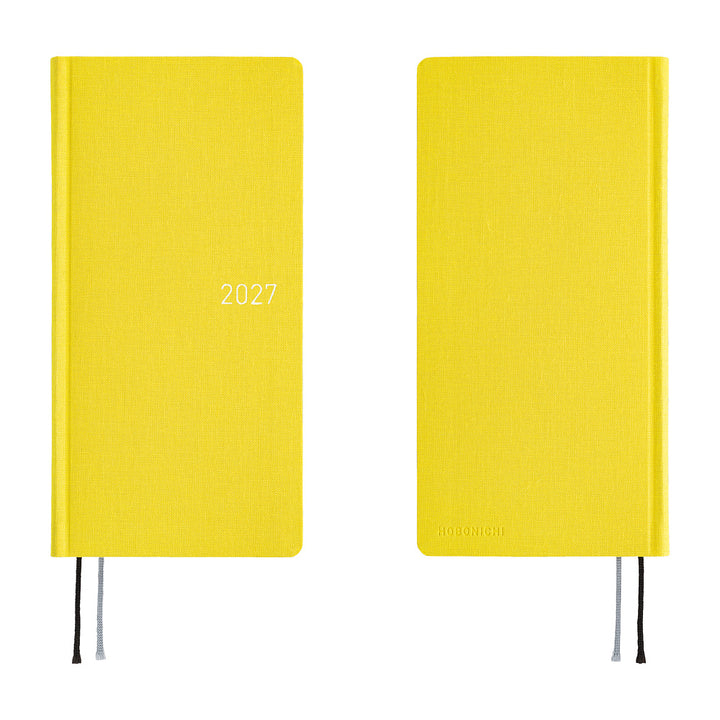 Hobonichi Techo 2027 Weeks Planner | Colors: Canaria Yellow | English