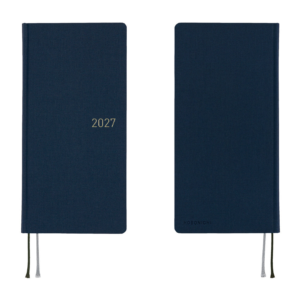 Hobonichi Techo 2027 Weeks Planner | Colors: Midnight Blue | English