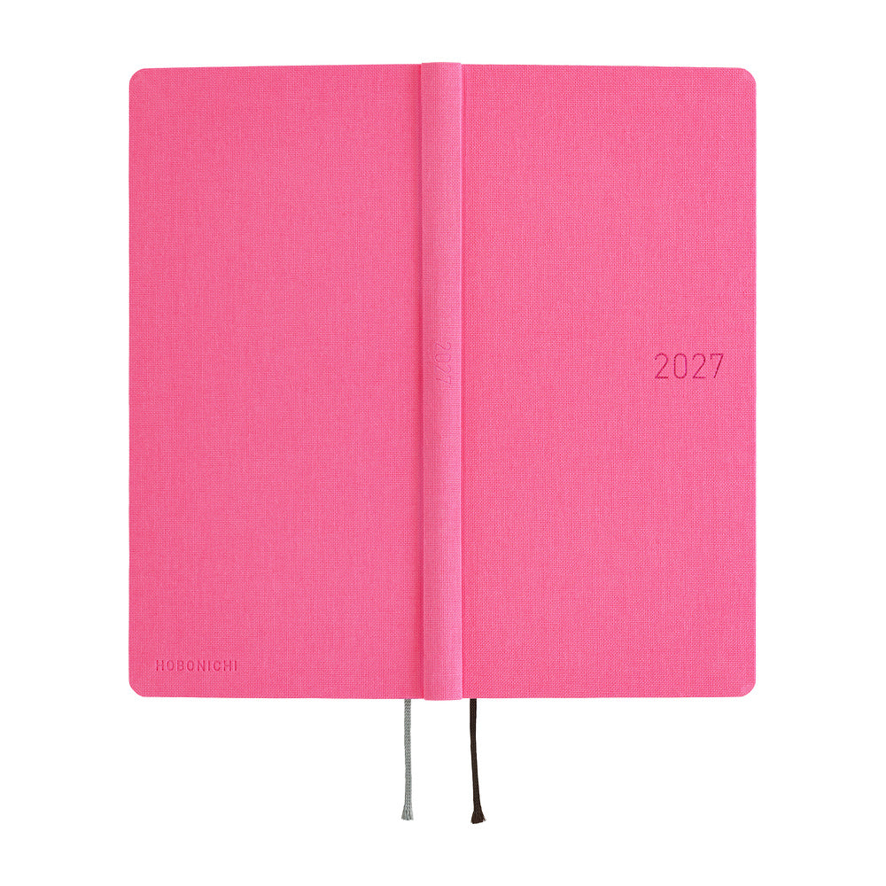 Hobonichi Techo 2027 Weeks Planner | Colors: Pink Sapphire | English