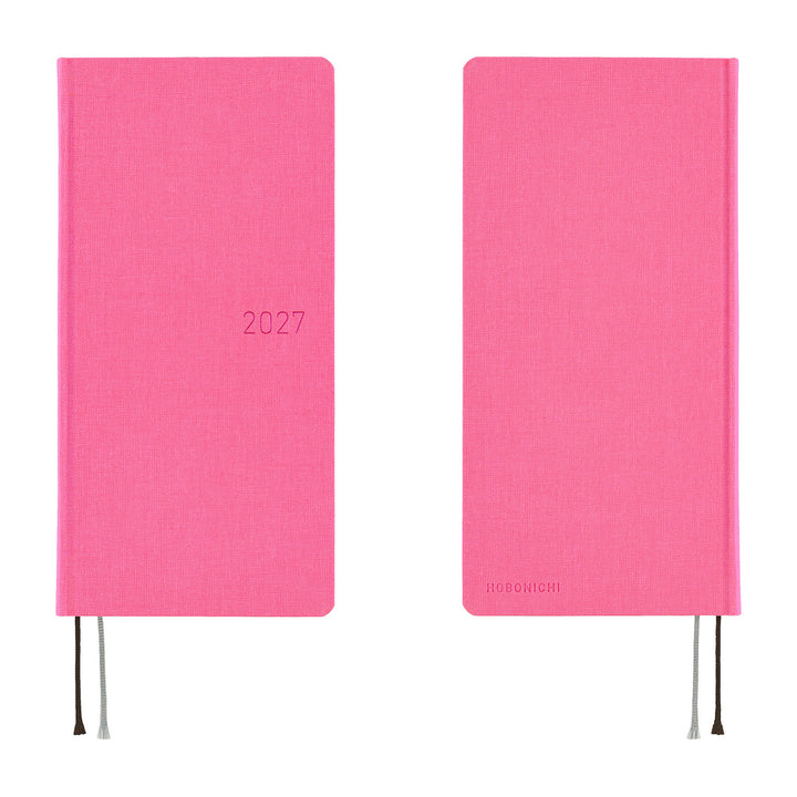 Hobonichi Techo 2027 Weeks Planner | Colors: Pink Sapphire | English