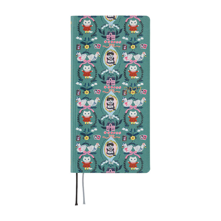 Hobonichi Techo 2027 Weeks Planner | Yumi Kitagishi: White Cat Wallpaper | English