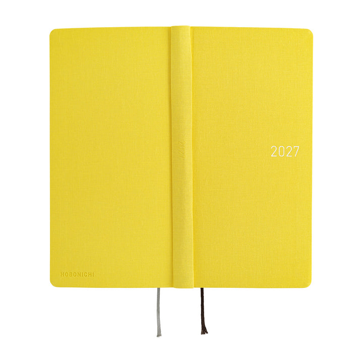 Hobonichi Techo 2027 Weeks MEGA Planner | Colors: Canaria Yellow | English