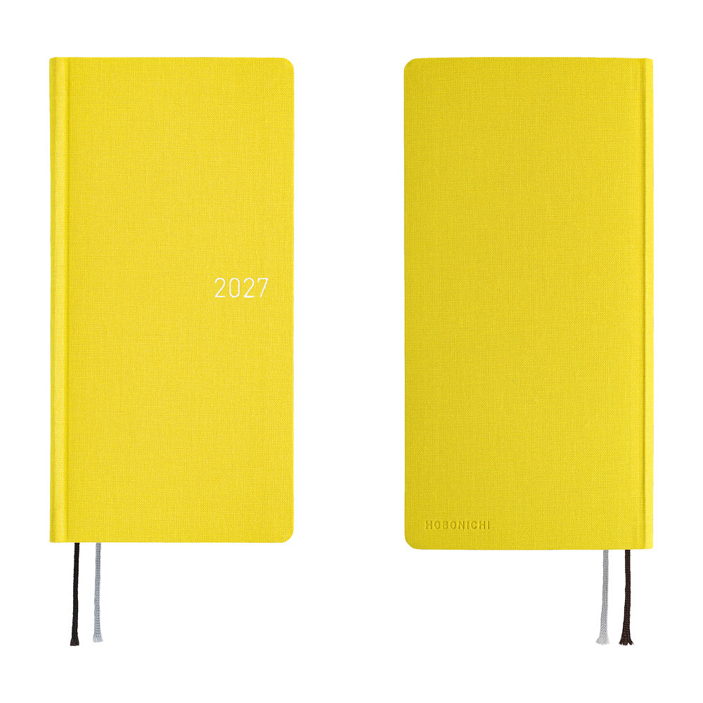 Hobonichi Techo 2027 Weeks MEGA Planner | Colors: Canaria Yellow | English