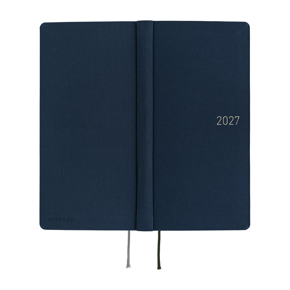 Hobonichi Techo 2027 Weeks MEGA Planner | Colors: Midnight Blue | English
