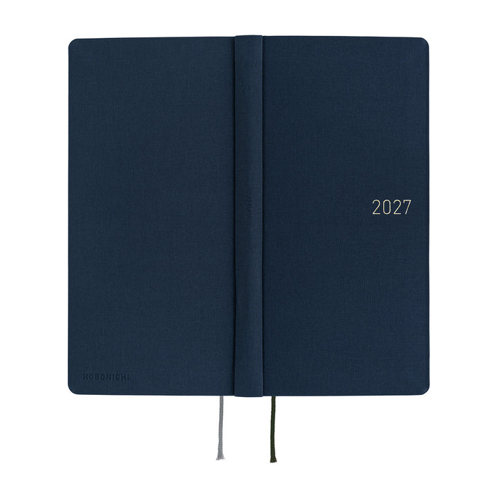 Hobonichi Techo 2027 Weeks MEGA Planner | Colors: Midnight Blue | English