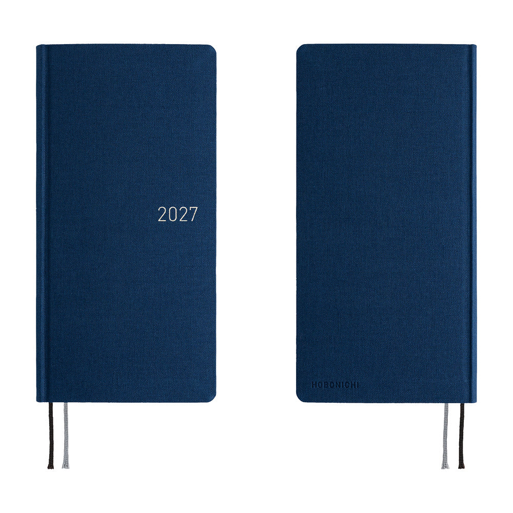Hobonichi Techo 2027 Weeks MEGA Planner | Colors: Midnight Blue | English